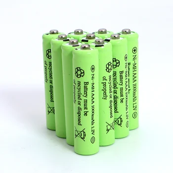 1.2 AAA Батерия 1000 mah Акумулаторна батерия NI-Mh Батерия 1,2 В Ni-Mh aaa За Електрическа кола с дистанционно Управление, RC Играчки ues