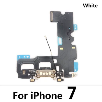 10 бр./лот За iPhone 6 USB Порт За Зареждане Конектор За iPhone 6S 7 8 Plus Конектор Порт За Зареждане на Док-станция Гъвкав Кабел, резервни Части За Ремонт на