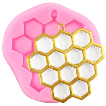 3D Пчелни Пити Силиконова Форма на Насекомо Bumblebee Cupcake Форма За празни приказки Шоколадова Торта Инструменти За Украса Кухненски Принадлежности За Печене