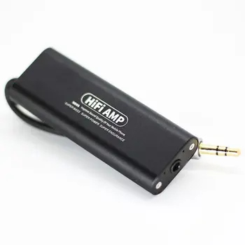 ARTEXTREME SD05 HI-FI Усилвател за слушалки Професионален Преносим Мини 3.5 мм аудио Усилвател за слушалки (Черен)
