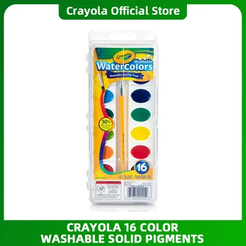 Crayola 16 Цветни Пера твърди Пигменти Акварелни бои 53-0555