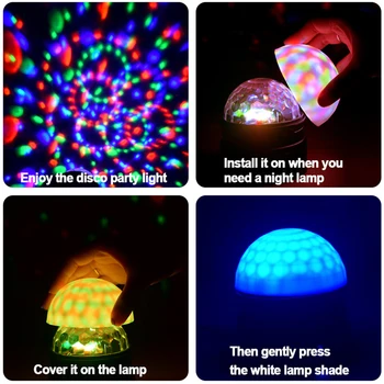 DJ Лазерно Сценичното Осветление RGB Звук ефекта на светлинни Лъча на Диско Топка Вечерни Лампа Мини 4K Проекторът Светлини на Нощен Клуб Led движеща Се Глава Фойерверки