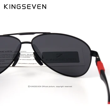 KINGSEVEN Метал Поляризирани Слънчеви Очила За Шофиране, Мъжки И Дамски Маркови Дизайнерски Очила, Модни Очила, Защита От Uv