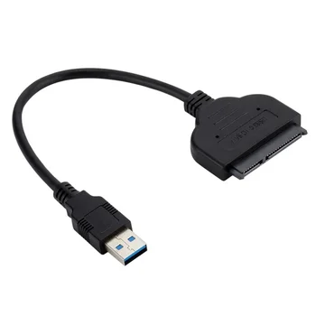 LccKaa SATA към USB 3.0 Адаптер USB 3.0 SATA Кабел 5 Gbit/с Високоскоростен Пренос на Данни За 2,5-Инчов Твърд Диск HDD SATA Адаптор