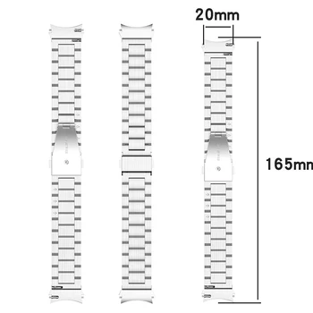 Без пропуски Титан Метална Каишка За Часовник Samsung Galaxy Watch 5 Pro 45 мм 40 мм 44 мм/watch 4 Classic 46 мм 42 мм и Каишка от неръждаема стомана