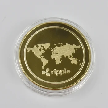 Горещи Монети Ripple XRP CRYPTO Възпоменателна монета Ripple XRP Ripple криптовалюта монета XRP Ripple XRP са подбрани Монета за Подарък