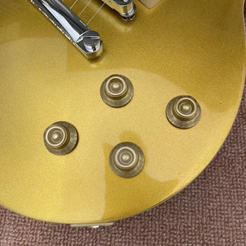 Електрическа китара Слаш Appetite Звукосниматели Зебра със златен кленов езда, едно Парче корпус и лешояд, задължителни ладов, мост Tune-O-Matic