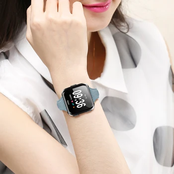 За Fitbit Versa модерен/класически Уникална гривна с Т-образен дизайн, Приложим за смарт часа Fitbit Versa, взаимозаменяеми каишка, аксесоари