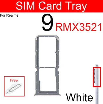 За Oppo Realme 9 9 Pro 9i RMX3521 RMX3471 RMX4372 Тава За SIM-Карти Слот За SIM-Карти на Притежателя Micro SD Адаптер За Карти Резервни Части
