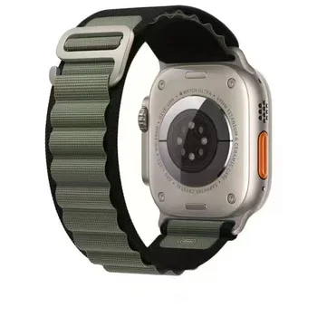 Каишка Alpine Loop за Apple Watch Band Ultra 49 мм 45 мм 44 мм 42 мм 41 мм 40 мм 38 мм-Найлон Correa за iWatch Series 8 7 6 5 4 3 SE