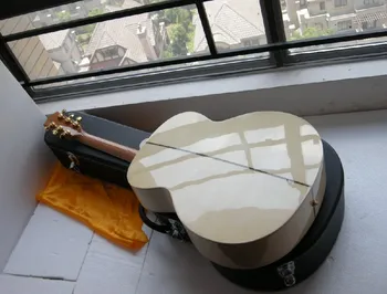 Китайската гитарная фабрика за поръчка на нов естествен цвят на 200 Акустична електрическа китара с корпус от 101 Eq 7yue2