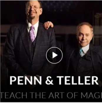 Майсторски клас Penn & Teller за обучение в изкуството на магията фокусам