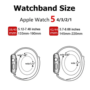 Найлонов Ремък с линия за apple watch band 44 мм 40 мм 42 мм 38 smartwatch гривна гривна correa iwatch Series 6 se 5 4 3 7 45 41 мм