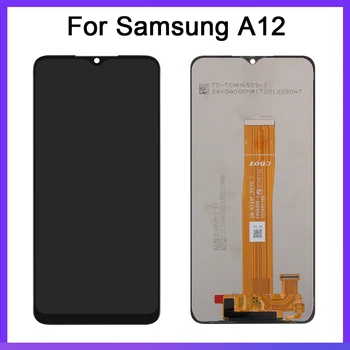 Оригинал За Samsung Galaxy A12 A125F A125F/DS LCD Дисплей с сензорен екран Дигитайзер, Подмяна на