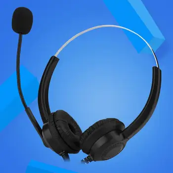 Проводна USB Слушалки с 3,5 мм RJ9 Телефон Трафик Слушалки за Обслужване на Клиенти Слушалки Компютърни Слушалки Слушалки с Кабел, слушалки