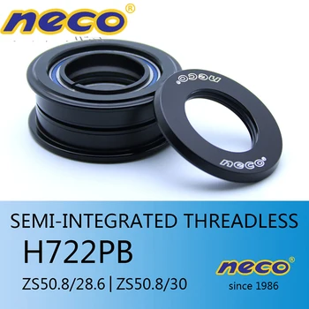 Слушалки Neco 50,8 Полуинтегрированная Безрезьбовая ZS50.8 28,6 mm за Горната част на Слушалки Пътен Велосипед МТВ корона тръба е конусовидна