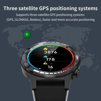 Смарт Часовници GPS Smart-Часовници Мъжки фитнес тракер наблюдение на сърдечната честота, Bluetooth Предизвикателство Компас Спортни Улични Умен Часовник pk garmin