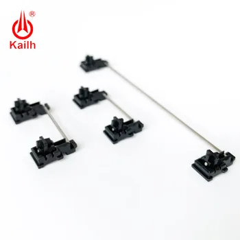 Стабилизатори Kailh с пластинчатым монтиране черен корпус за 1350 Шоколадови Ключове Механични Клавиатури 2u 6.25 u